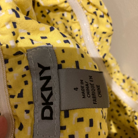 DKNY Strapless Yellow Sundress - Picture 4 of 4